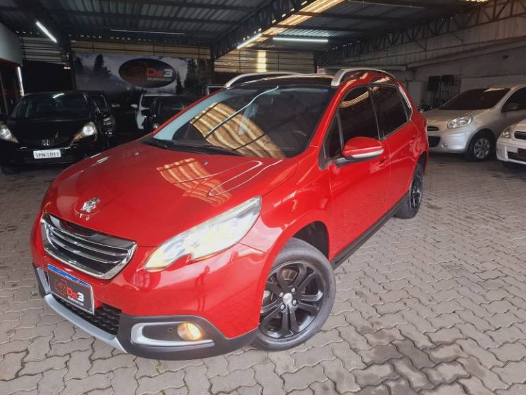 PEUGEOT - 2008 - 2017/2017 - Vermelha - Sob Consulta