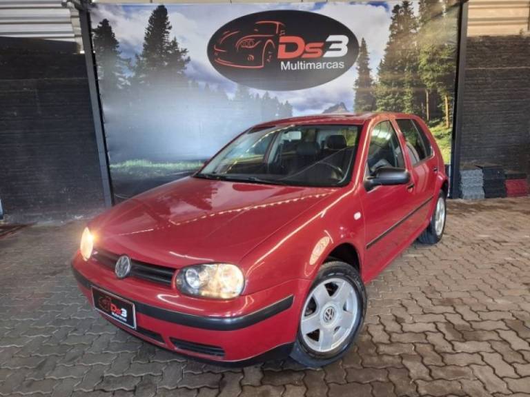 VOLKSWAGEN - GOLF - 2002/2002 - Vermelha - R$ 28.900,00