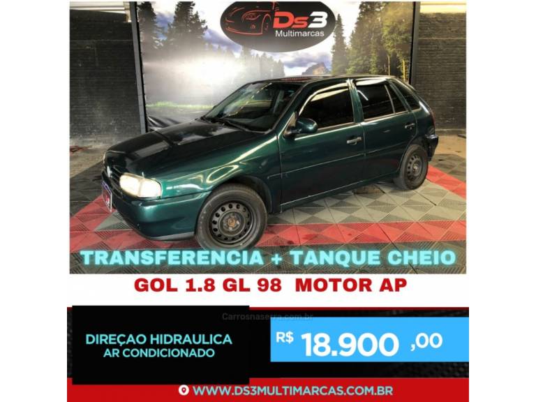 VOLKSWAGEN - GOL - 1998/1998 - Verde - R$ 18.800,00